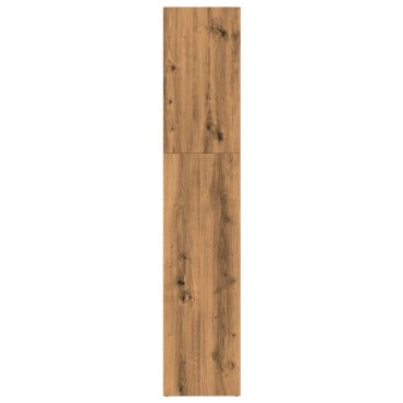 vidaXL Βιβλιοθήκη Αρτισιανή Δρυς 80x30x152cm από Επεξεργασμένο Ξύλο 1 τεμ.