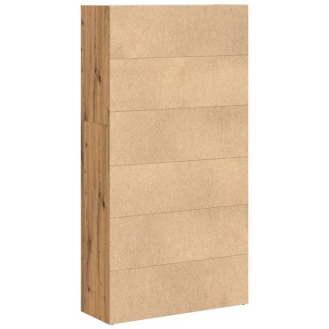 vidaXL Βιβλιοθήκη Αρτισιανή Δρυς 80x30x152cm από Επεξεργασμένο Ξύλο 1 τεμ.
