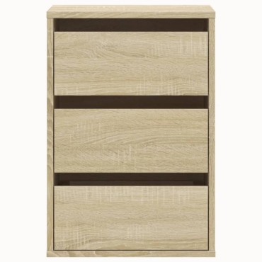 vidaXL Συρταριέρα Sonoma Δρυς 40x41x58cm από Επεξεργ. Ξύλο 1 τεμ.