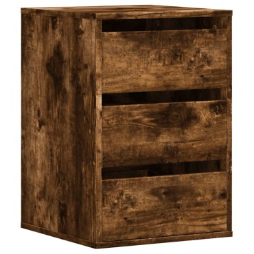 vidaXL Συρταριέρα Καπνιστή Δρυς 40x41x58cm από Επεξεργ. Ξύλο 1 τεμ.