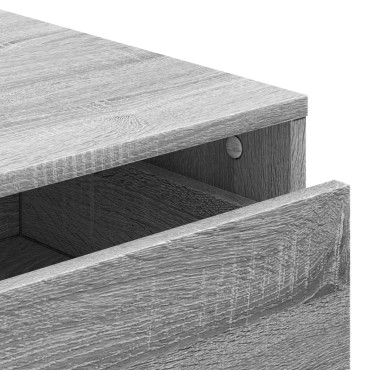 vidaXL Συρταριέρα Γκρι Sonoma 40x41x58cm από Επεξεργ. Ξύλο 1 τεμ.