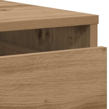 vidaXL Συρταριέρα Γωνιακή Αρτισιανή Δρυς 40x41x58cm Επεξεργ. Ξύλο 1 τεμ.