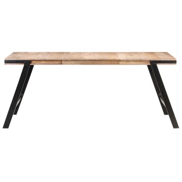 vidaXL Τραπεζαρία 180x90x76cm από Μασίφ Ξύλο Μάνγκο 1 τεμ.