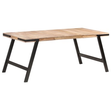 vidaXL Τραπεζαρία 180x90x76cm από Μασίφ Ξύλο Μάνγκο 1 τεμ.