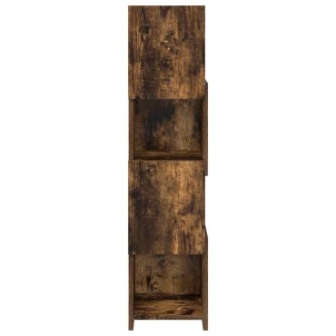 vidaXL Γωνιακό Ντουλάπι 25,5x25x102cm Επεξεργασμένο Ξύλο Καπνιστό Δρύς