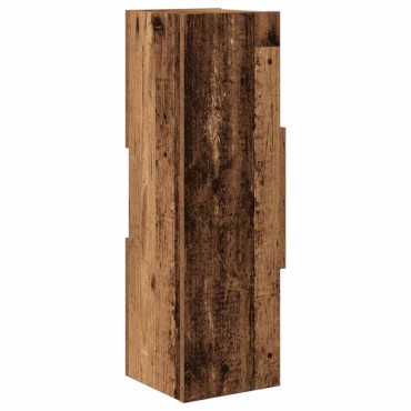 vidaXL Γωνιακό Ντουλάπι 25,5x25x80cm Επεξεργασμένο Ξύλο Παλιό ξύλο
