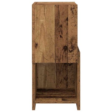 vidaXL Γωνιακό Ντουλάπι 25,5x25x55cm Επεξεργασμένο Ξύλο Παλιό ξύλο
