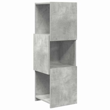 vidaXL Γωνιακό Ντουλάπι 30,5x30x95cm Επεξεργασμένο Ξύλο Σκυρόδεμα Γκρι