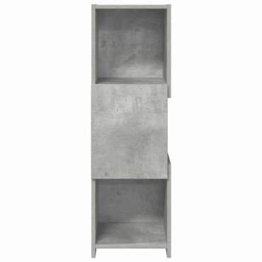 vidaXL Γωνιακό Ντουλάπι 30,5x30x95cm Επεξεργασμένο Ξύλο Σκυρόδεμα Γκρι