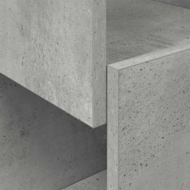 vidaXL Γωνιακό Ντουλάπι 30,5x30x95cm Επεξεργασμένο Ξύλο Σκυρόδεμα Γκρι