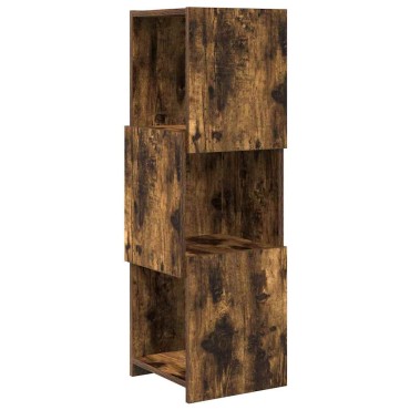 vidaXL Γωνιακό Ντουλάπι 30,5x30x95cm Επεξεργασμένο Ξύλο Καπνιστό Δρύς