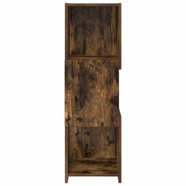 vidaXL Γωνιακό Ντουλάπι 30,5x30x95cm Επεξεργασμένο Ξύλο Καπνιστό Δρύς