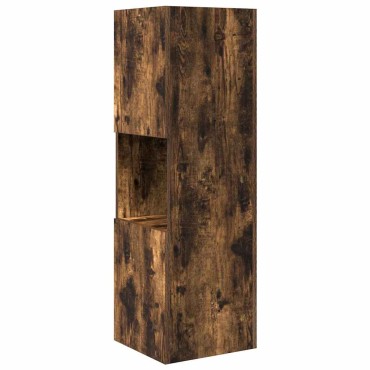 vidaXL Γωνιακό Ντουλάπι 30,5x30x95cm Επεξεργασμένο Ξύλο Καπνιστό Δρύς
