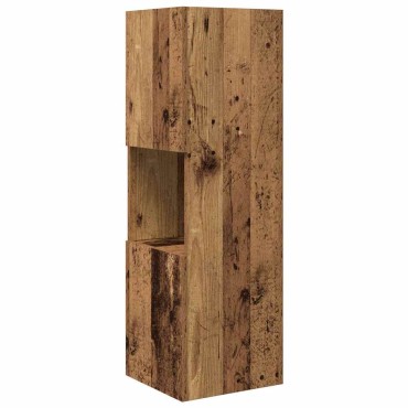 vidaXL Γωνιακό Ντουλάπι 30,5x30x95cm Επεξεργασμένο Ξύλο Παλιό ξύλο