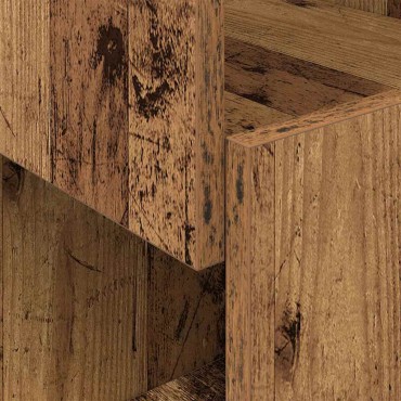 vidaXL Γωνιακό Ντουλάπι 30,5x30x95cm Επεξεργασμένο Ξύλο Παλιό ξύλο