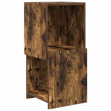 vidaXL Γωνιακό Ντουλάπι 30,5x30x65cm Επεξεργασμένο Ξύλο Καπνιστό Δρύς