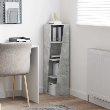 vidaXL Γωνιακό Ντουλάπι 27,5x27x102cm Επεξεργασμένο Ξύλο