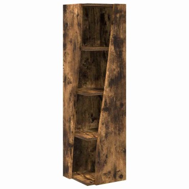 vidaXL Γωνιακό Ντουλάπι 27,5x27x102cm Επεξεργασμένο Ξύλο Καπνιστό Δρύς