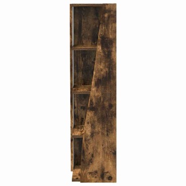 vidaXL Γωνιακό Ντουλάπι 27,5x27x102cm Επεξεργασμένο Ξύλο Καπνιστό Δρύς