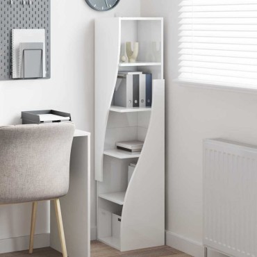 vidaXL Γωνιακό Ντουλάπι 32x32x140cm Επεξεργασμένο Ξύλο