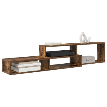 vidaXL ΡάφιΤηλεόρασηςΤοίχου 150x25x28,5cm Επεξεργασμένο Ξύλο
