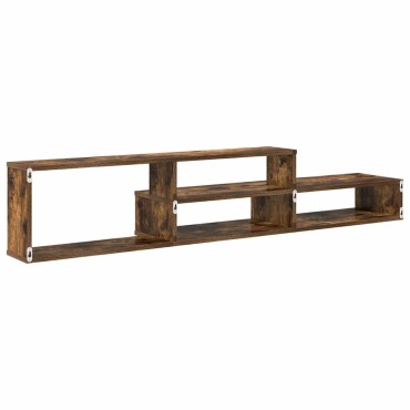 vidaXL ΡάφιΤηλεόρασηςΤοίχου 150x25x28,5cm Επεξεργασμένο Ξύλο
