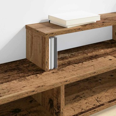 vidaXL ΡάφιΤηλεόρασηςΤοίχου 150x25x28,5cm Επεξεργασμένο Ξύλο