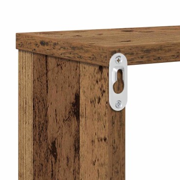 vidaXL ΡάφιΤηλεόρασηςΤοίχου 150x25x28,5cm Επεξεργασμένο Ξύλο