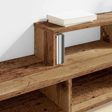 vidaXL ΡάφιΤηλεόρασηςΤοίχου 120x25x28,5cm Επεξεργασμένο Ξύλο