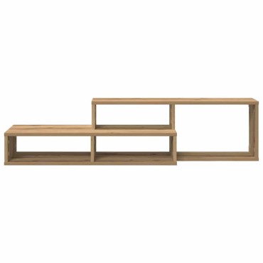 vidaXL ΡάφιΤηλεόρασηςΤοίχου 120x25x28,5cm Επεξεργασμένο Ξύλο