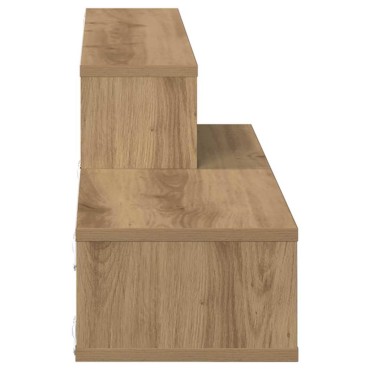 vidaXL ΡάφιΤηλεόρασηςΤοίχου 120x25x28,5cm Επεξεργασμένο Ξύλο