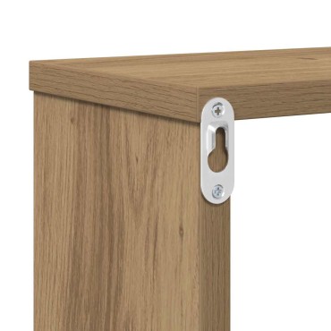 vidaXL ΡάφιΤηλεόρασηςΤοίχου 120x25x28,5cm Επεξεργασμένο Ξύλο