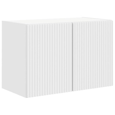 vidaXL Ντουλάπι Τηλεόρασης Τοίχου 59,5x31x40cm Λευκό