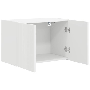vidaXL Ντουλάπι Τηλεόρασης Τοίχου 59,5x31x40cm Λευκό