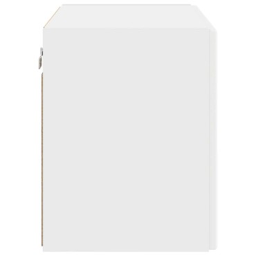 vidaXL Ντουλάπι Τηλεόρασης Τοίχου 59,5x31x40cm Λευκό