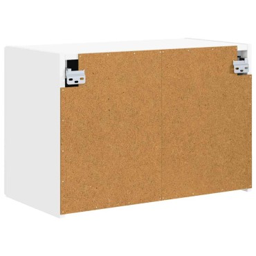 vidaXL Ντουλάπι Τηλεόρασης Τοίχου 59,5x31x40cm Λευκό