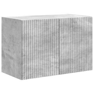 vidaXL Ντουλάπι Τηλεόρασης Τοίχου 59,5x31x40cm Σκυρόδεμα Γκρι