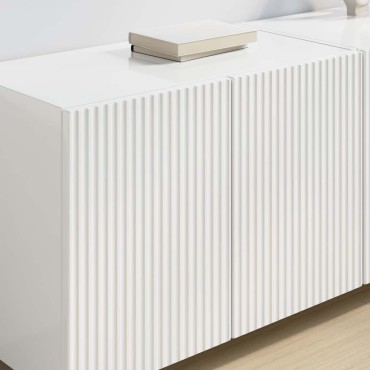 vidaXL Ντουλάπι Τηλεόρασης Τοίχου 59,5x31x40cm Επεξεργασμένο Ξύλο