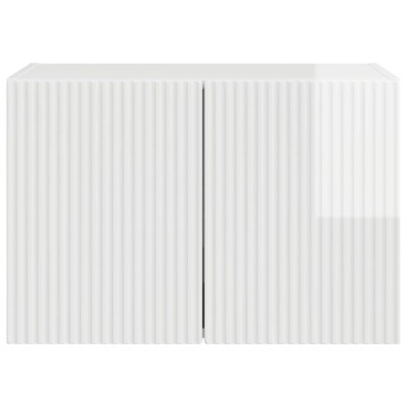 vidaXL Ντουλάπι Τηλεόρασης Τοίχου 59,5x31x40cm Επεξεργασμένο Ξύλο