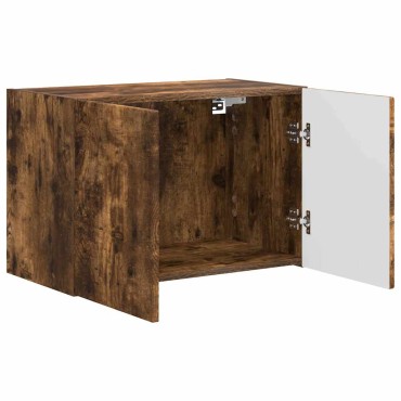 vidaXL Ντουλάπι Τηλεόρασης Τοίχου 59,5x31x40cm Καπνιστό Δρύς
