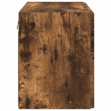 vidaXL Ντουλάπι Τηλεόρασης Τοίχου 59,5x31x40cm Καπνιστό Δρύς