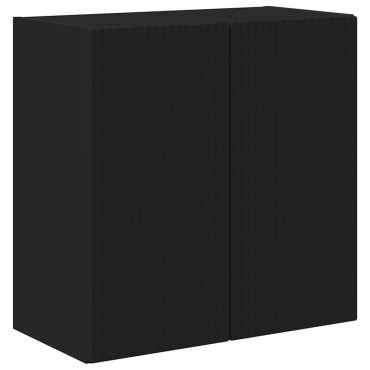 vidaXL Ντουλάπι Τηλεόρασης Τοίχου 59,5x31x60cm Μαύρο