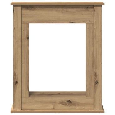 vidaXL Πλαίσιο Τζακιού Αρτισιανή Δρυς 75x20x87,5 εκ. από Επεξ. Ξύλο