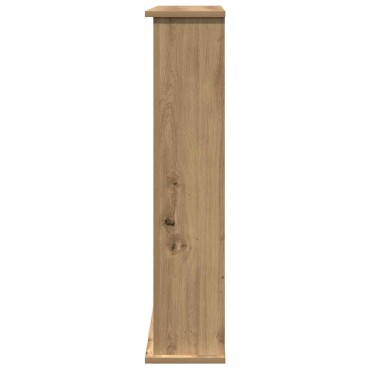 vidaXL Πλαίσιο Τζακιού Αρτισιανή Δρυς 75x20x87,5 εκ. από Επεξ. Ξύλο