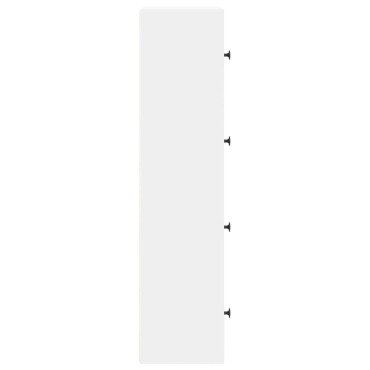 vidaXL Βιβλιοθήκη Λευκή 40x24x102cm από Επεξεργασμένο Ξύλο 1 τεμ.