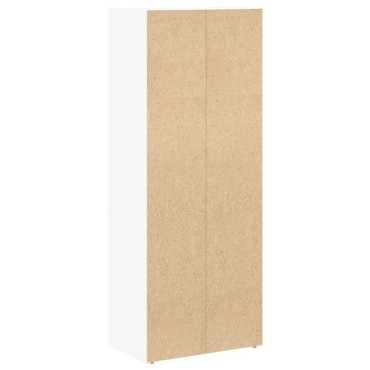 vidaXL Βιβλιοθήκη Λευκή 40x24x102cm από Επεξεργασμένο Ξύλο 1 τεμ.