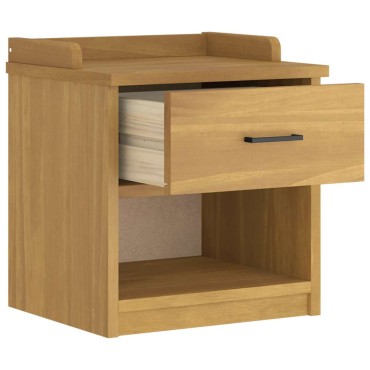 vidaXL Πάγκος διαδρόμου "SANDNES" 45x40x50cmΠεύκο μασίφ ξύλο 1 τεμ.