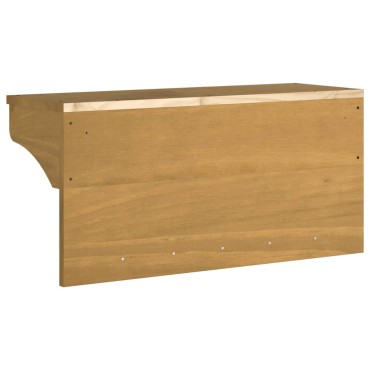 vidaXL Επίτοιχη κρεμάστρα παλτών SANDNES 87x30x42 εκ. Πεύκο μασίφ ξύλο