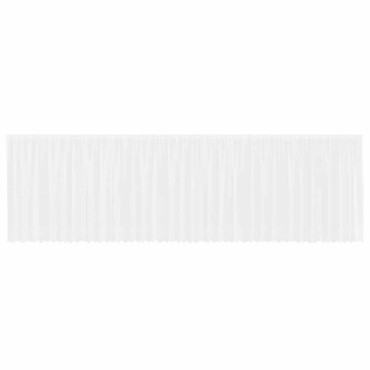vidaXL Κουρτίνα Δαντέλας με κουρτίνες Λευκό 180x900cm Πολυεστέρας