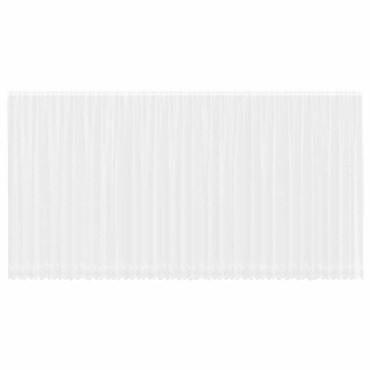 vidaXL Κουρτίνα Δαντέλας με κουρτίνες Λευκό 300x900cm Πολυεστέρας